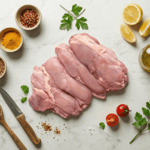 Friss, bőrös csirkecomb filé - 1 kg