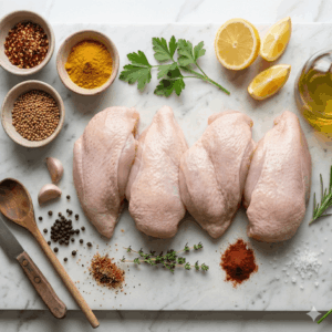 Friss, bőrös csirkemell filé - 1 kg